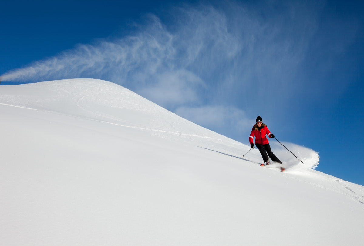 Esquiar solo en Sierra Nevada